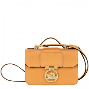 Apricot Orange Longchamp Box-Trot XS Women's Crossbody Bags | LXGH-74029