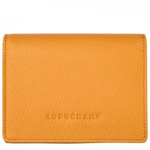 Apricot Orange Longchamp Le Foulonné Men's Wallets | EWRI-35709