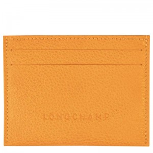 Apricot Orange Longchamp Le Foulonné Men's Cardholders | MWFP-02419