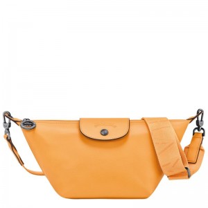 Apricot Orange Longchamp Le Pliage Xtra XS Men's Crossbody Bags | PIVS-51803