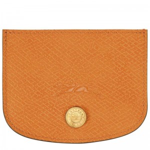 Apricot Orange Longchamp Épure Men's Cardholders | PDIT-96234