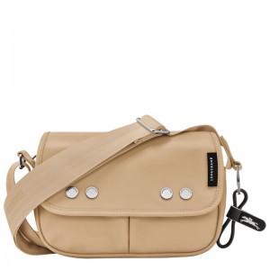 Beige Longchamp Très Paris S Women's Crossbody Bags | TEWM-72901