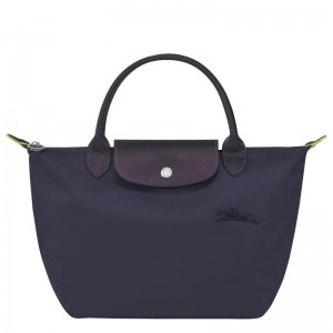 Bilberry Purple Longchamp Le Pliage Green S Women's Handbags | XWJV-57219