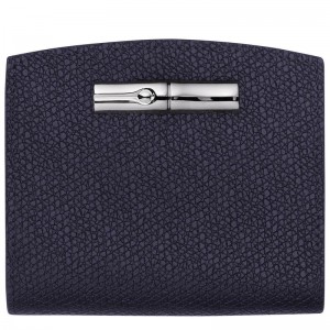 Bilberry Purple Longchamp Roseau Women's Wallets | AQSI-29431