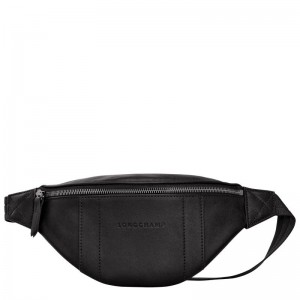 Black Longchamp 3D S Women's Belt Bags | XERL-46253