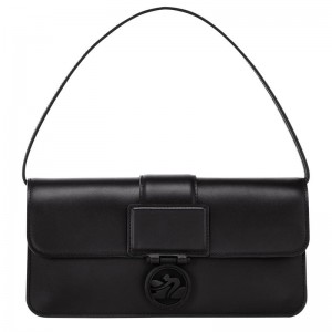 Black Longchamp Box-Trot M Shoulder bag Women's Shoulder Bags | FEWO-54723