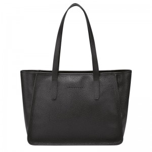 Black Longchamp Le Foulonné L Women's Tote Bag | SKWJ-48906