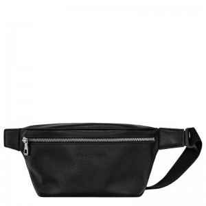 Black Longchamp Le Foulonné M Men's Belt Bags | DUET-21673