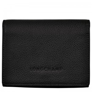 Black Longchamp Le Foulonné Men's Wallets | KDMT-74628