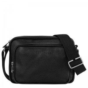 Black Longchamp Le Foulonné S Men's Camera Bag | VFGA-81592