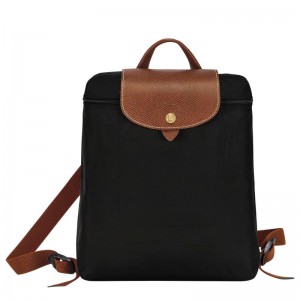 Black Longchamp Le Pliage Original M Women's Backpacks | AUJW-59043