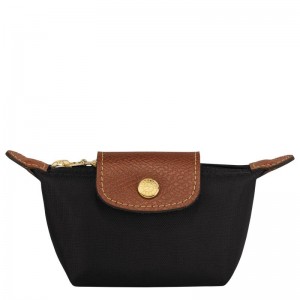 Black Longchamp Le Pliage Original Women's Coin Purses | ZEJP-45732