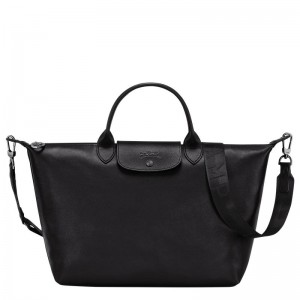 Black Longchamp Le Pliage Xtra L Men's Handbags | MIHE-86194