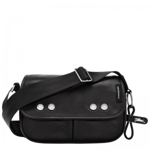 Black Longchamp Très Paris S Women's Crossbody Bags | UKCJ-09715