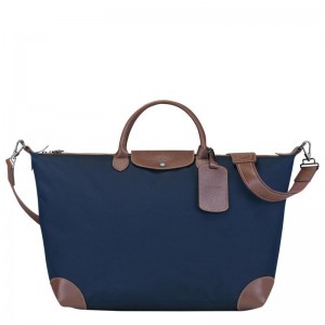 Blue Longchamp Boxford S Men's Travel Bags | ILBP-18245