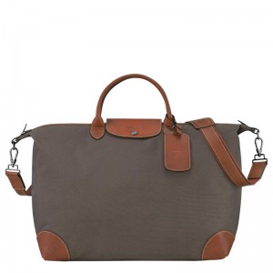 Brown Longchamp Boxford S Men's Travel Bags | HBMF-26810