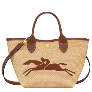 Brown Longchamp Le Panier Pliage S Women's Basket Bag | XLVB-95024