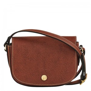 Brown Longchamp Épure XS Women's Crossbody Bags | ILWO-12069