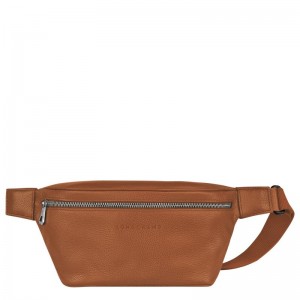 Caramel Brown Longchamp Le Foulonné M Women's Belt Bags | ZQVA-28973