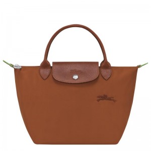 Cognac Brown Longchamp Le Pliage Green S Women's Handbags | STYF-13764