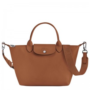 Cognac Brown Longchamp Le Pliage Xtra S Women's Handbags | BRKS-68137