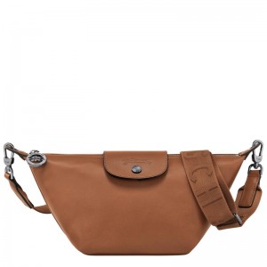 Cognac Brown Longchamp Le Pliage Xtra XS Women's Crossbody Bags | UAQK-87369