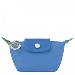 Cornflower Blue Longchamp Le Pliage Green Women's Coin Purses | TLIA-41250