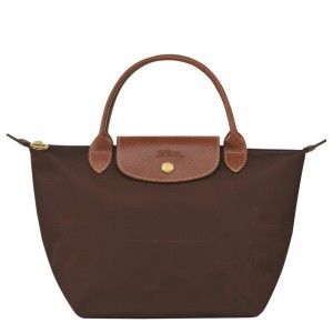 Ebony Brown Longchamp Le Pliage Original S Women's Handbags | HFRV-45891