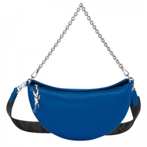 Electric Blue Longchamp Smile S Women's Crossbody Bags | AHUK-69132