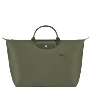 Forest Green Longchamp Le Pliage Green S Men's Travel Bags | CNXZ-49061