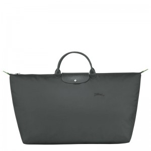 Graphite Grey Longchamp Le Pliage Green M Women's Travel Bags | NTHW-97485