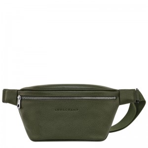 Khaki Longchamp Le Foulonné M Men's Belt Bags | IODP-06125