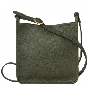 Khaki Longchamp Le Foulonné S Women's Crossbody Bags | UJYF-97512