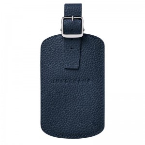 Navy Longchamp Le Foulonné Men's Luggage Tags | NLIC-72560