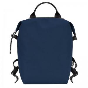 Navy Longchamp Le Pliage Energy L Men's Backpacks | CVOP-60135