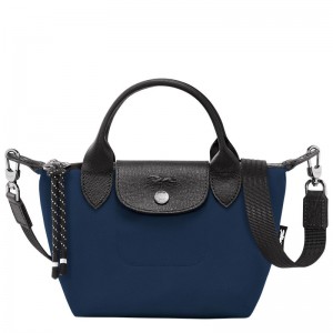 Navy Longchamp Le Pliage Energy XS Men's Handbags | FMOS-93501