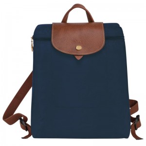 Navy Longchamp Le Pliage Original M Men's Backpacks | DTZF-74285