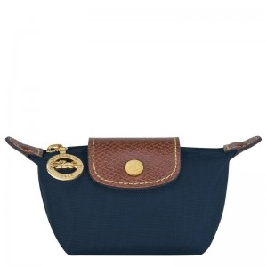 Navy Longchamp Le Pliage Original Women's Coin Purses | HWIA-41869