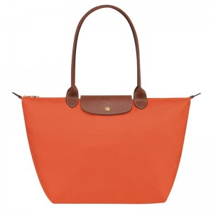 Orange Longchamp Le Pliage Original L Women's Tote Bag | QBZY-74392