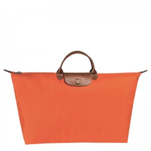 Orange Longchamp Le Pliage Original M Women's Travel Bags | SMUC-64372