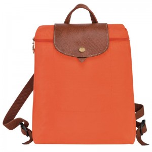 Orange Longchamp Le Pliage Original M Women's Backpacks | IHTQ-97480