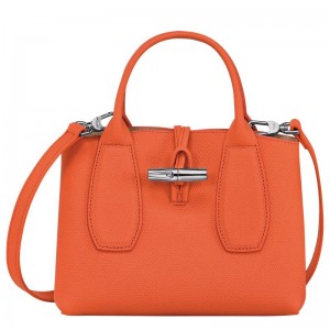 Orange Longchamp Roseau S Women's Handbags | UHNL-49032