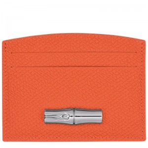 Orange Longchamp Roseau Women's Cardholders | FVZI-93816