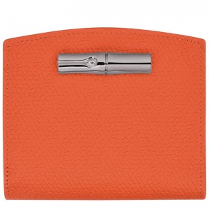 Orange Longchamp Roseau Women's Wallets | DABC-80359