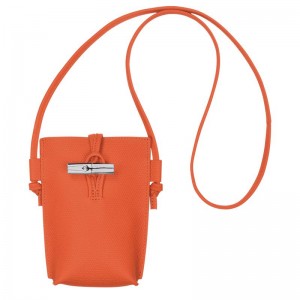 Orange Longchamp Roseau with lace Women's Phone Case | SCKG-52978