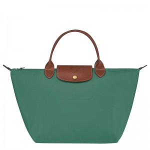 Sage Green Longchamp Le Pliage Original M Women's Handbags | UTWR-21493