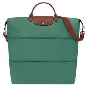 Sage Green Longchamp Le Pliage Original expandable Men's Travel Bags | IVYZ-81260