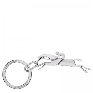 Silver Longchamp Cavalier Men's Key Rings | MPGV-76849