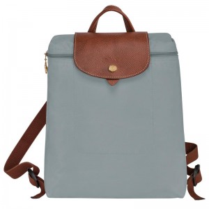 Steel Grey Longchamp Le Pliage Original M Women's Backpacks | VJRB-18276