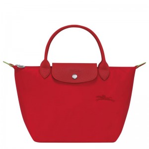 Tomato Red Longchamp Le Pliage Green S Women's Handbags | SNOT-40329